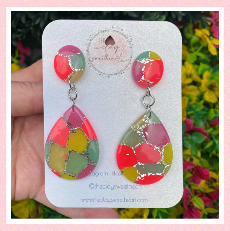 2895 Polymer clay earrings
