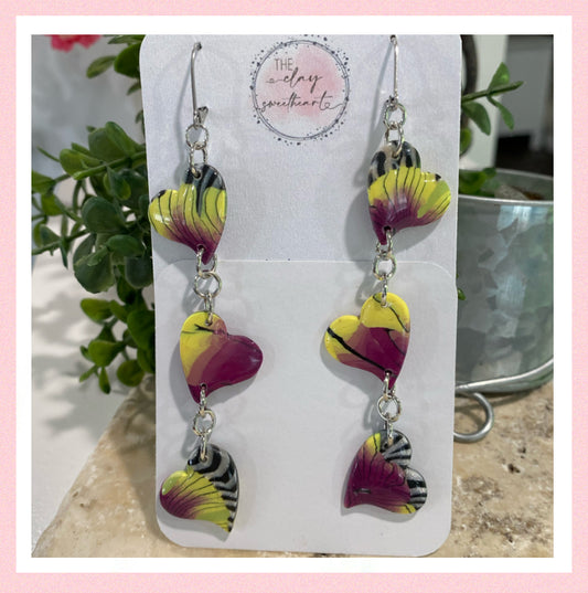 2902 Polymer clay earrings