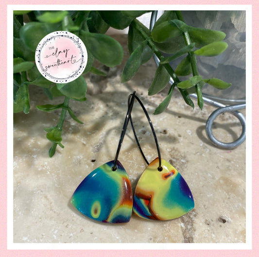 2854 Polymer clay earrings