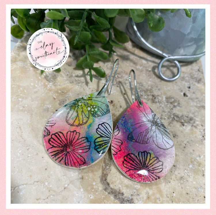 2903 Polymer clay earrings