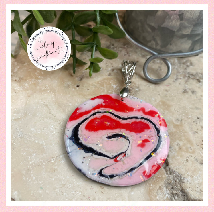 2850 Polymer clay necklace
