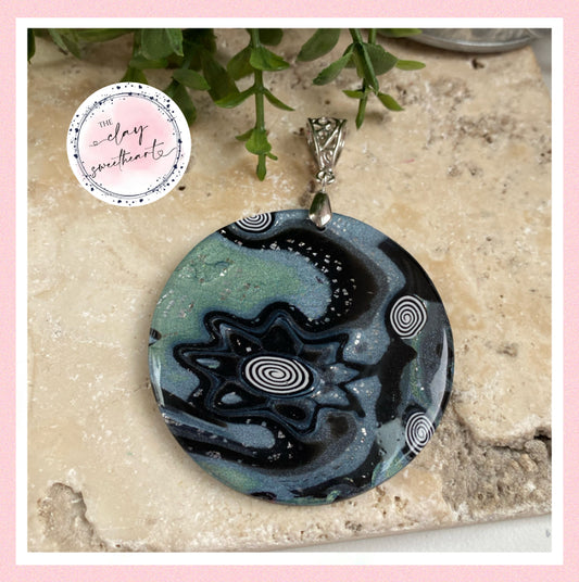 2888 Polymer clay necklace