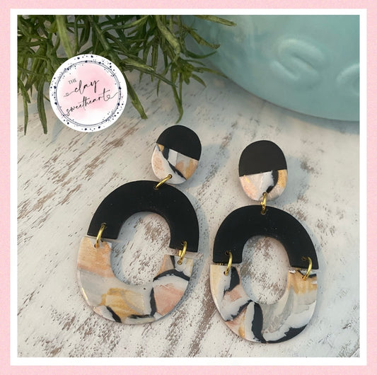 2826 Polymer clay earrings
