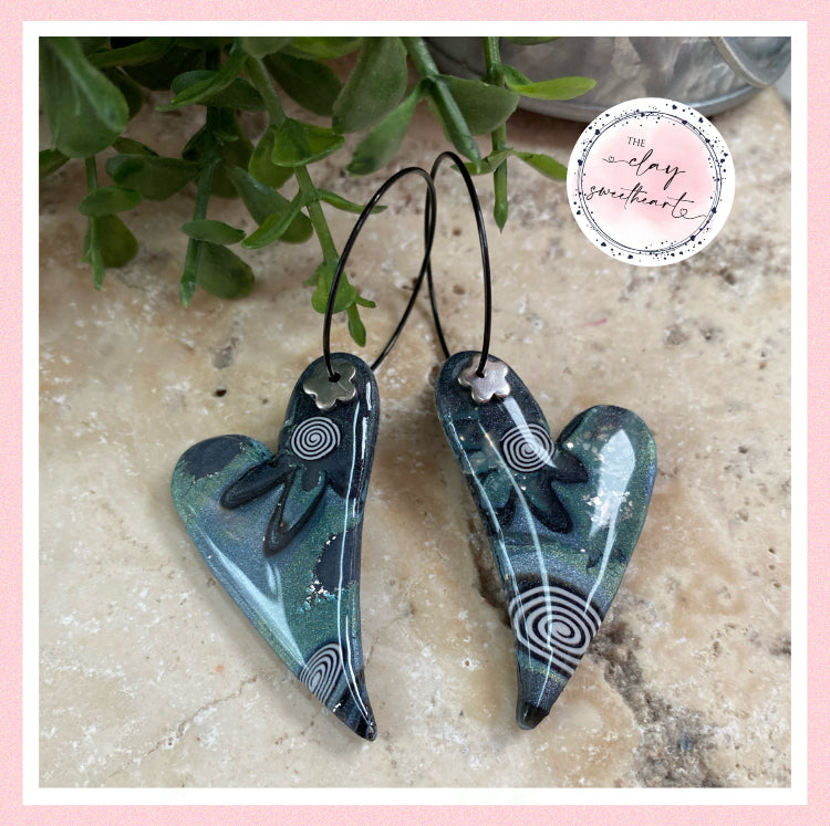 2890 Polymer clay earrings