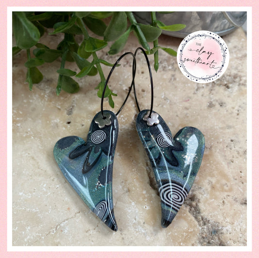 2890 Polymer clay earrings