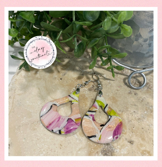 2872 Polymer clay earrings