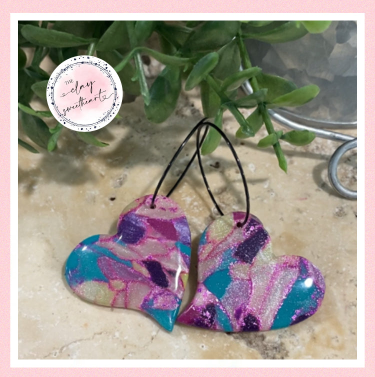 2869 Polymer clay earrings