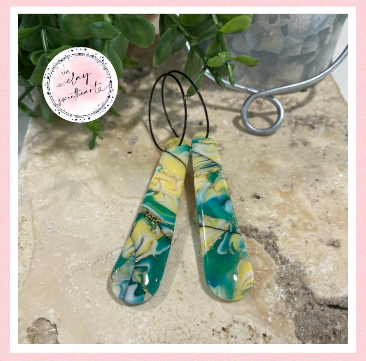 2859 Polymer clay earrings