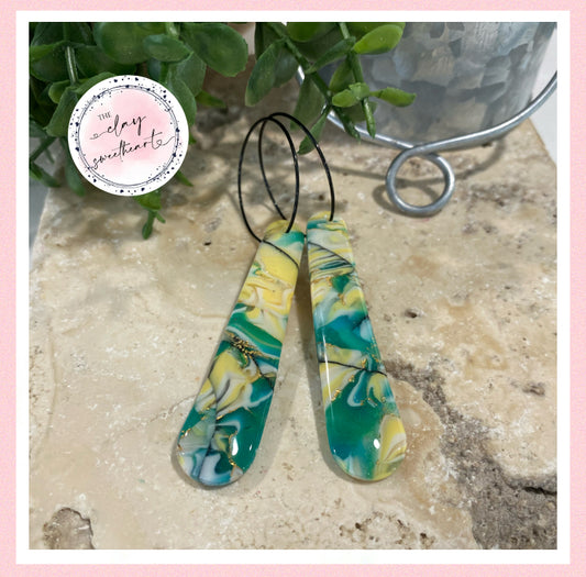 2859 Polymer clay earrings