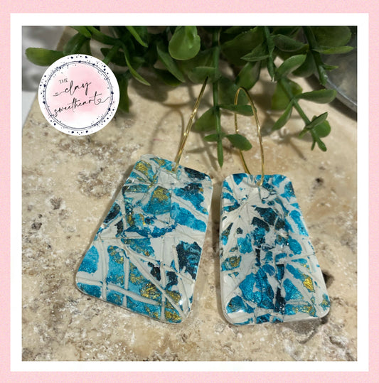 2893 Polymer clay earrings