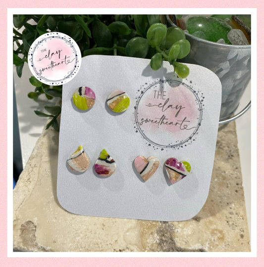 2871 Polymer clay earrings