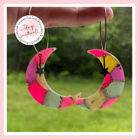 2896 Polymer clay earrings