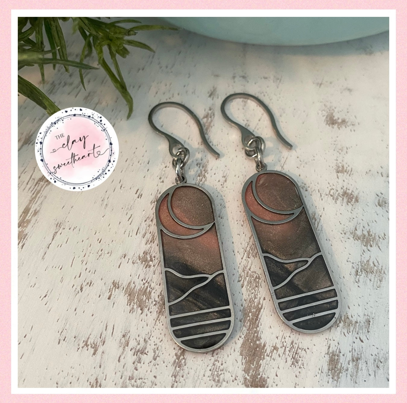 2818 Polymer clay earrings