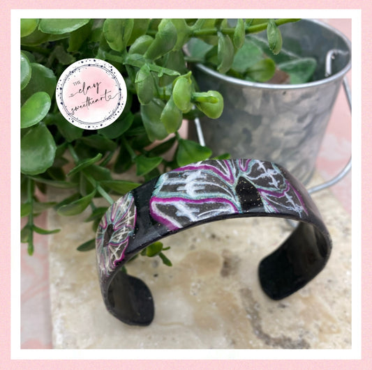 5001 polymer clay bracelet