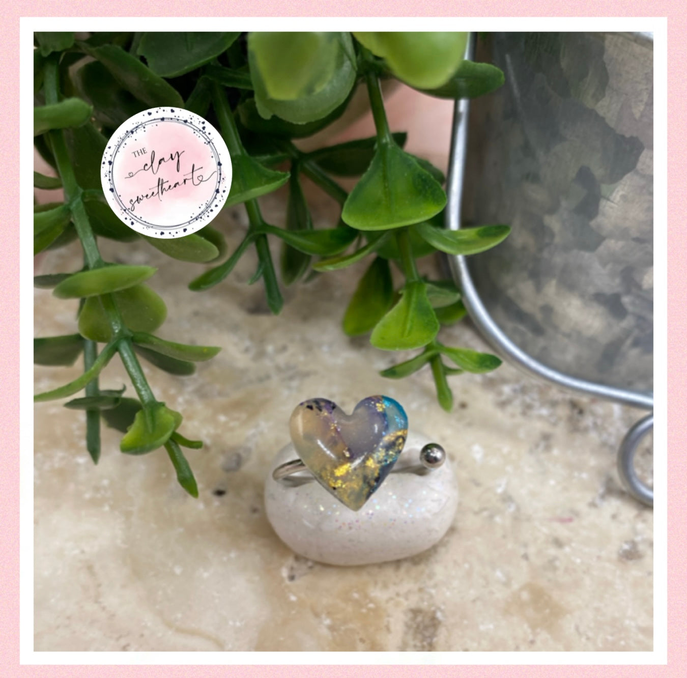 763 polymer clay ring