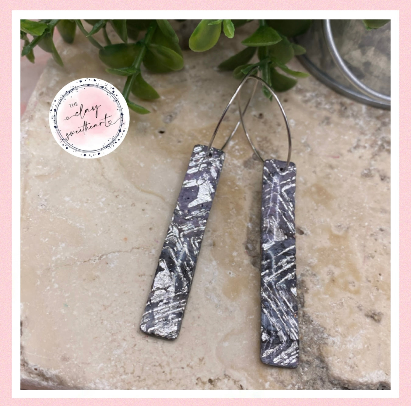 2749 Polymer clay earrings