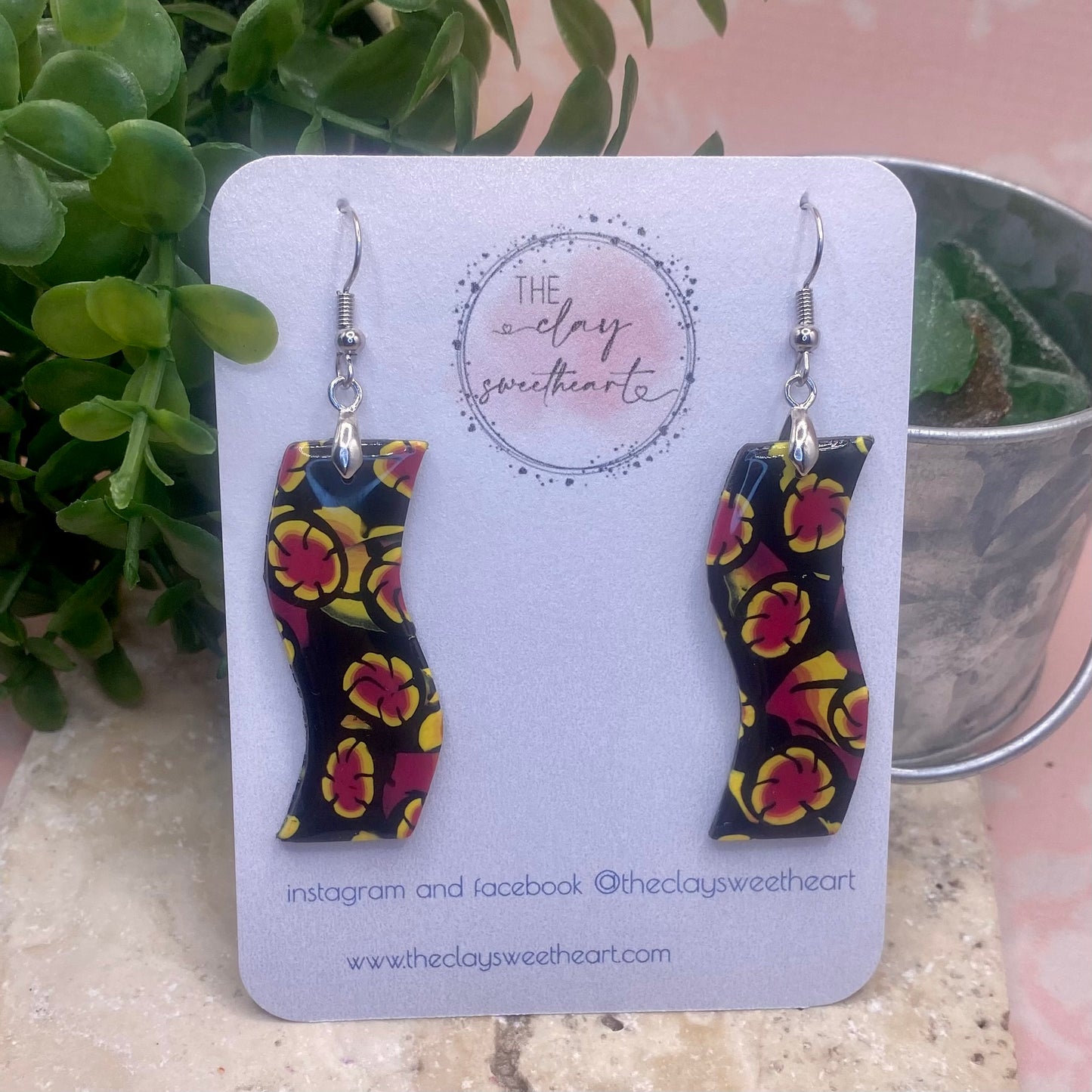 304 polymer clay earrings