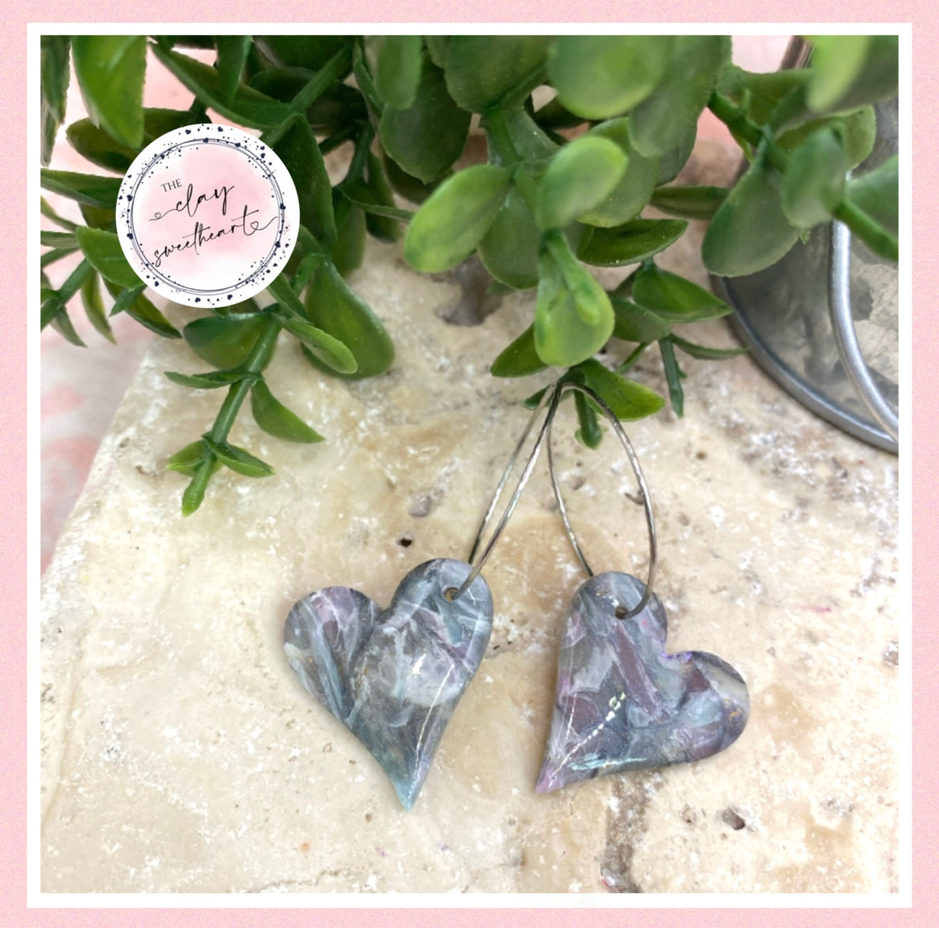 2715 Polymer clay earrings