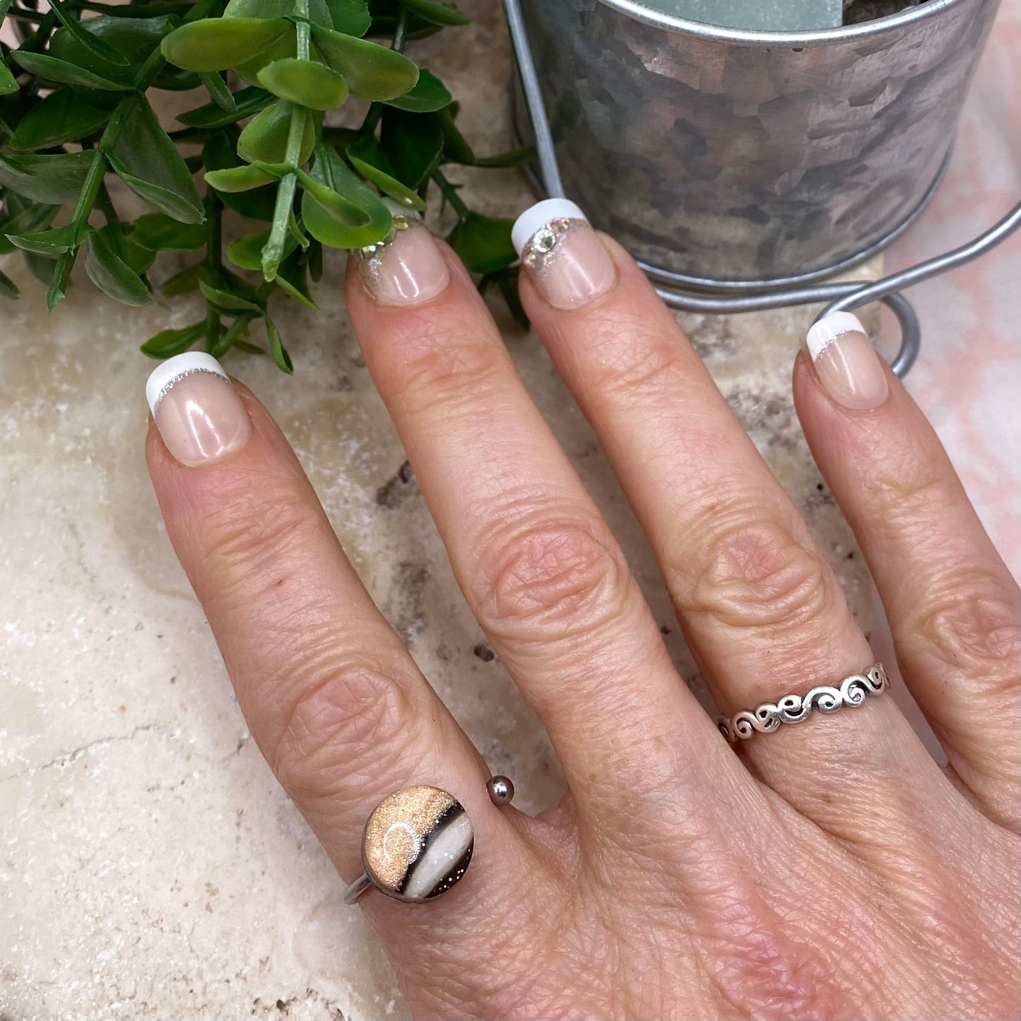 713 polymer clay ring