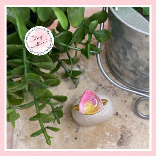 718 polymer clay ring