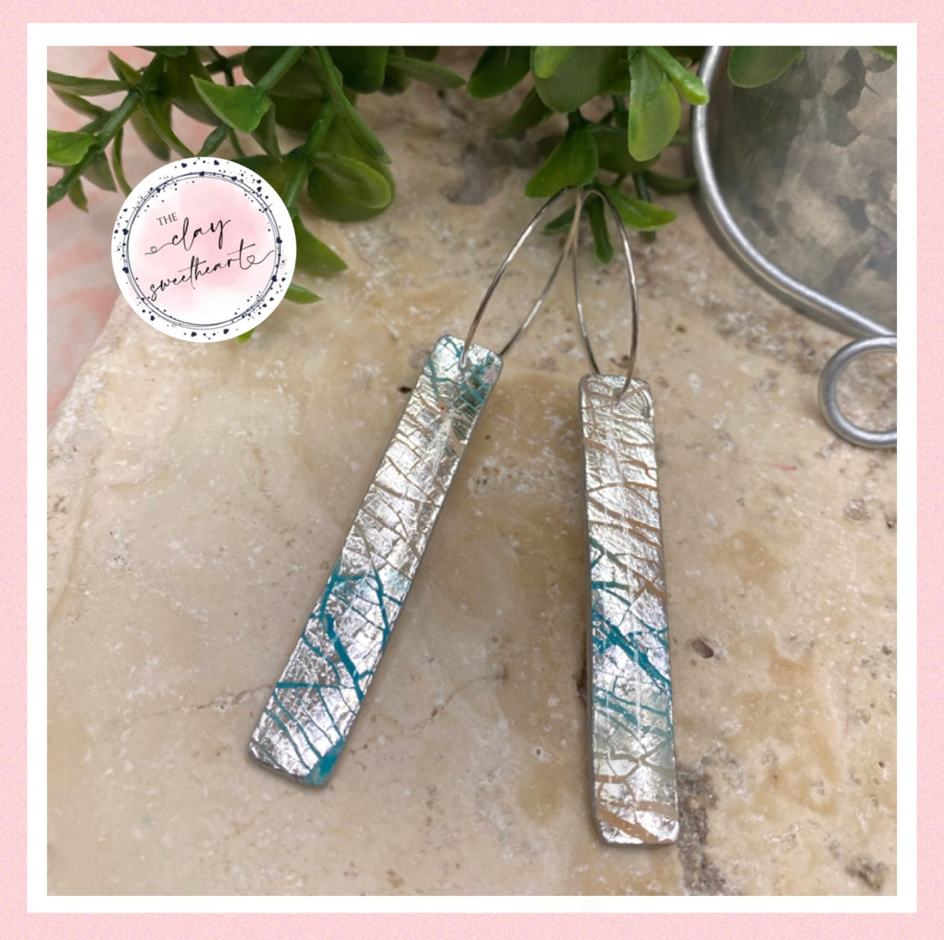 2697 Polymer clay earrings
