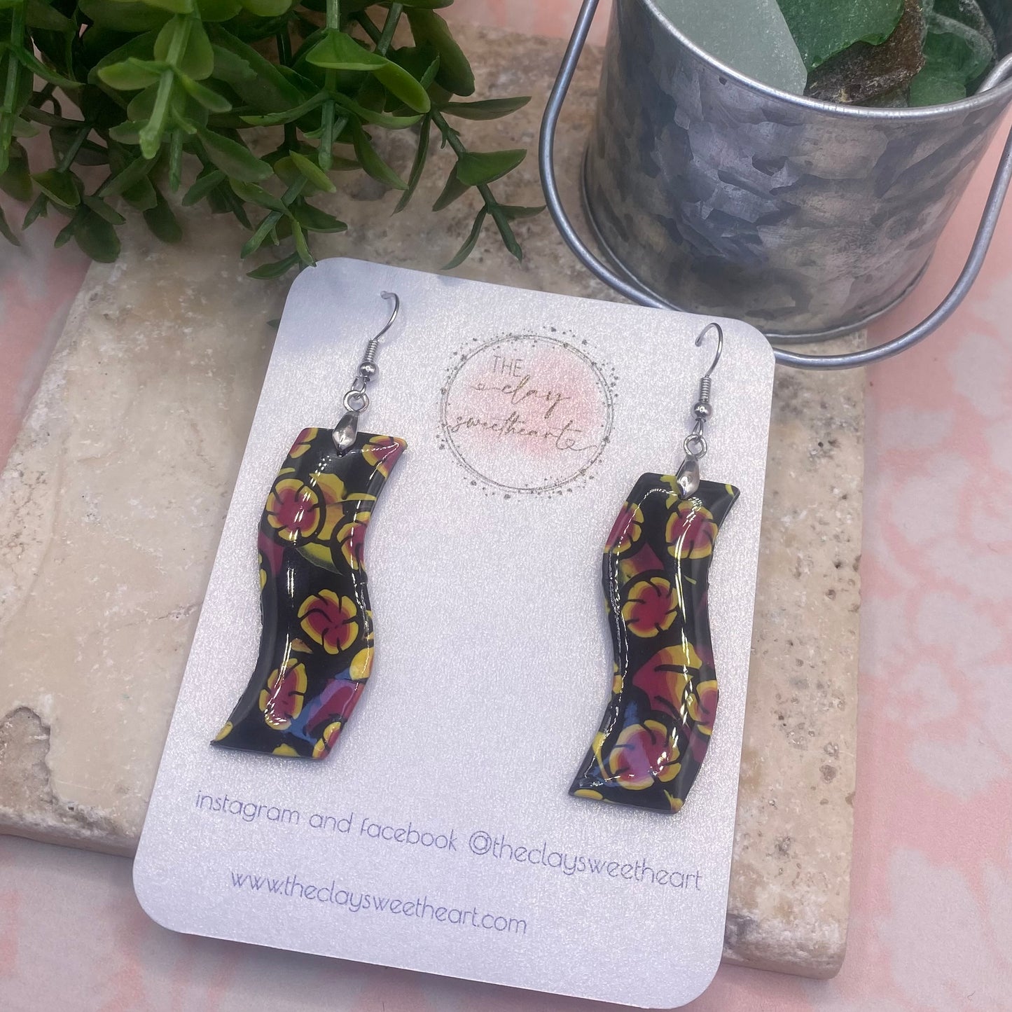 304 polymer clay earrings