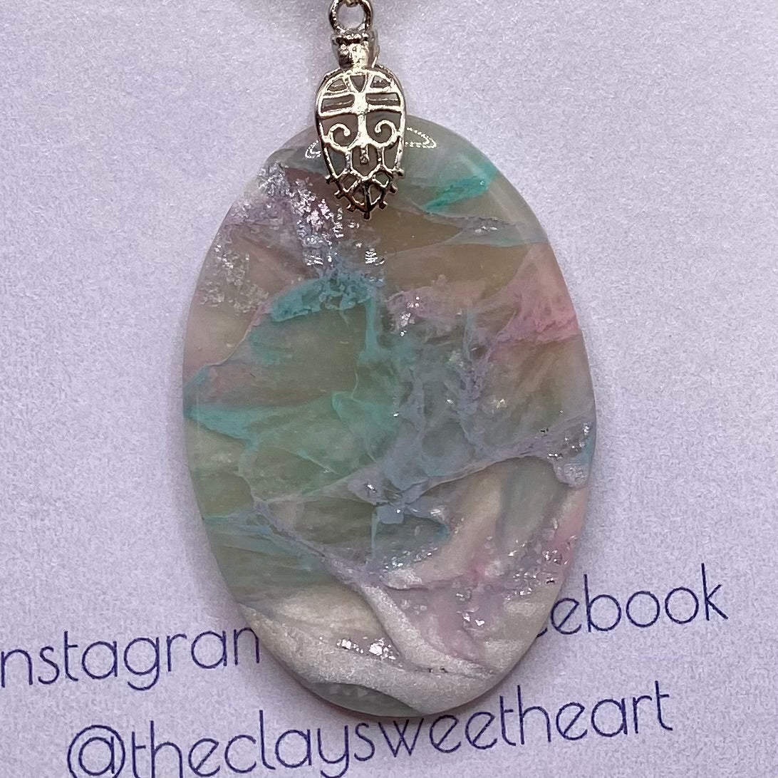 410 polymer clay necklace