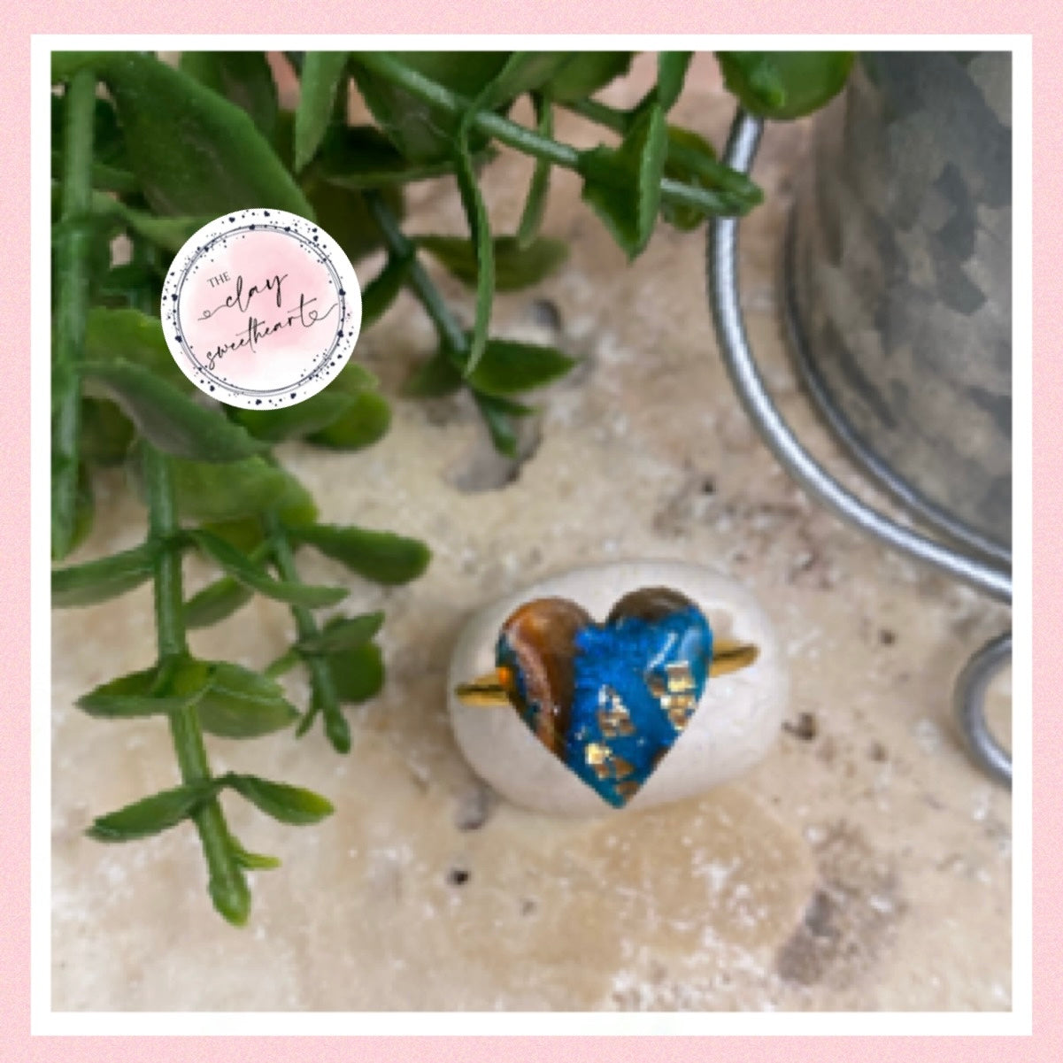722 polymer clay ring