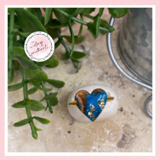 722 polymer clay ring