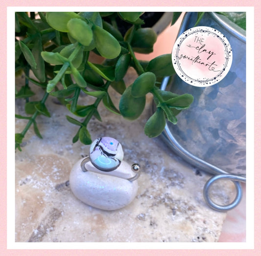 704 polymer clay ring
