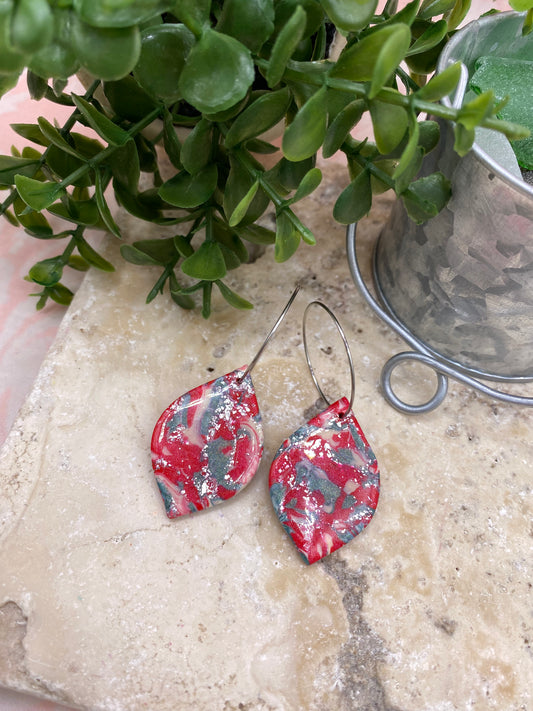 2517 Christmas earrings