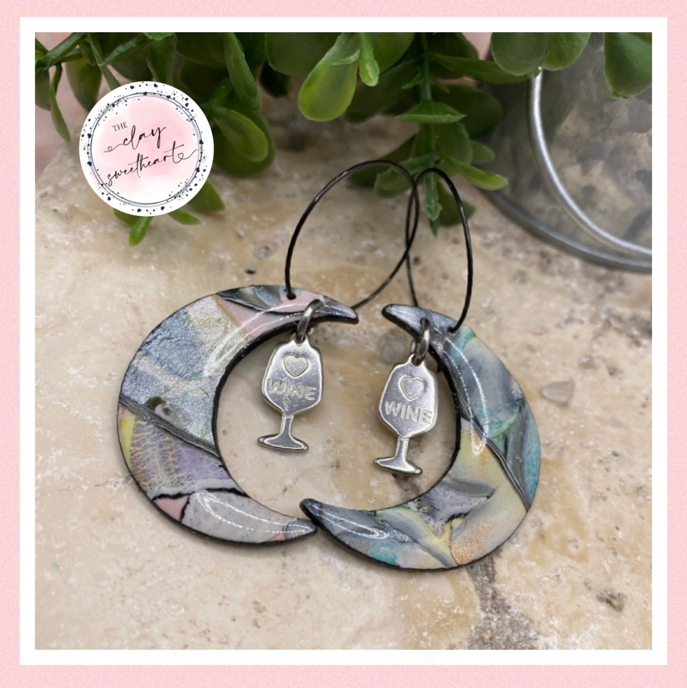 2772 Polymer clay earrings