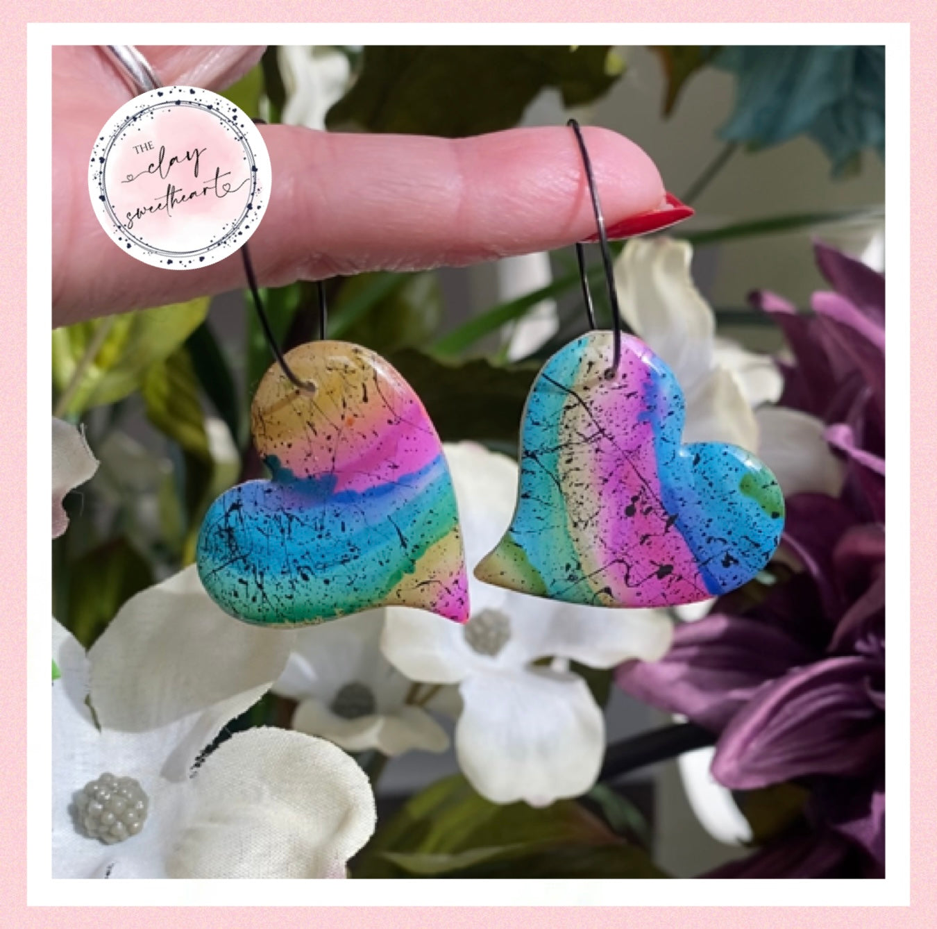 2705 Polymer clay earrings