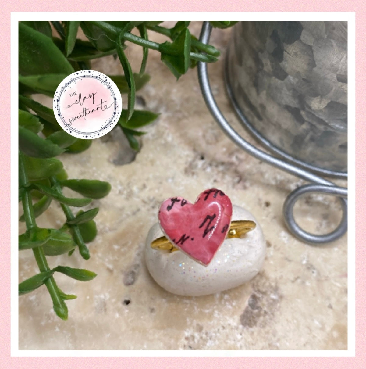 721 polymer clay ring
