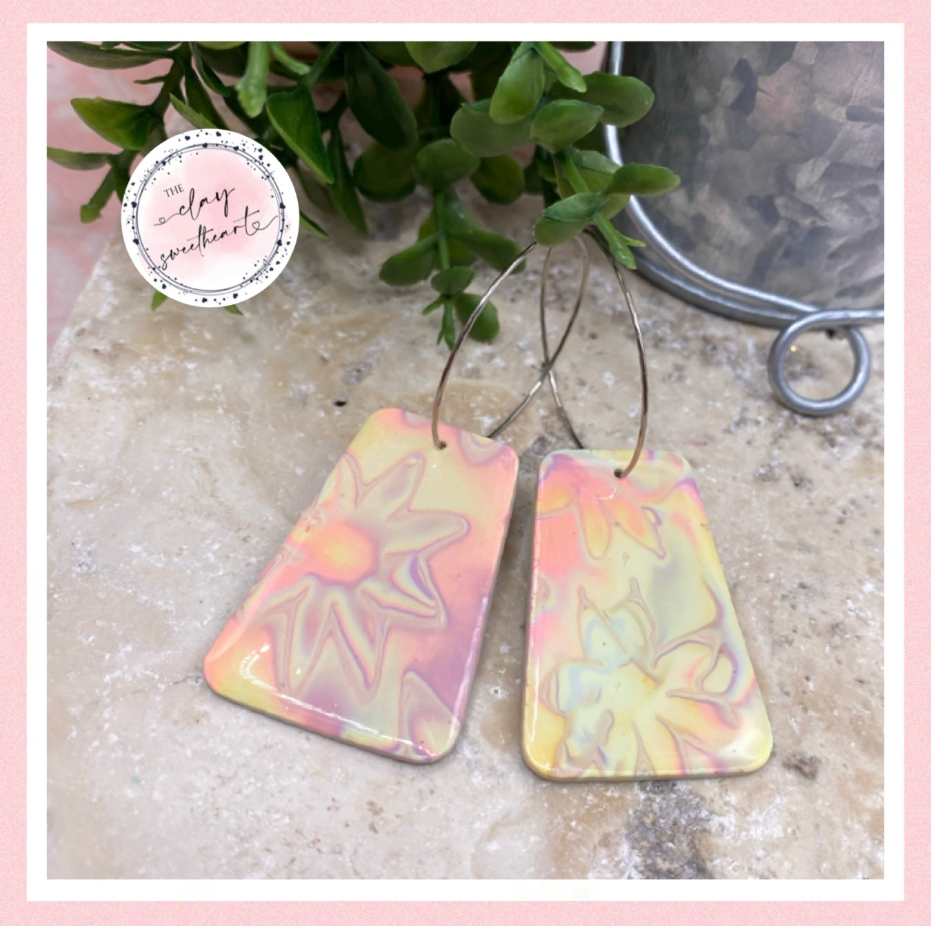 2779 Polymer clay earrings