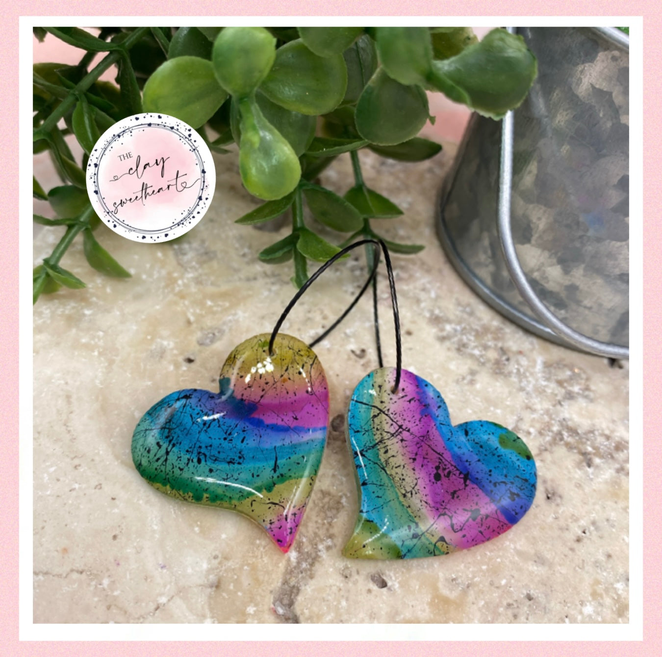 2705 Polymer clay earrings