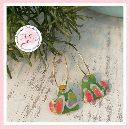 2813 Polymer clay earrings