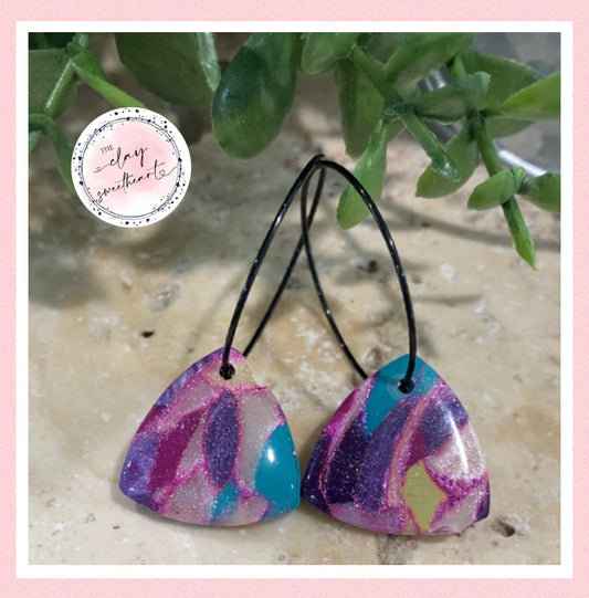 2870 Polymer clay earrings