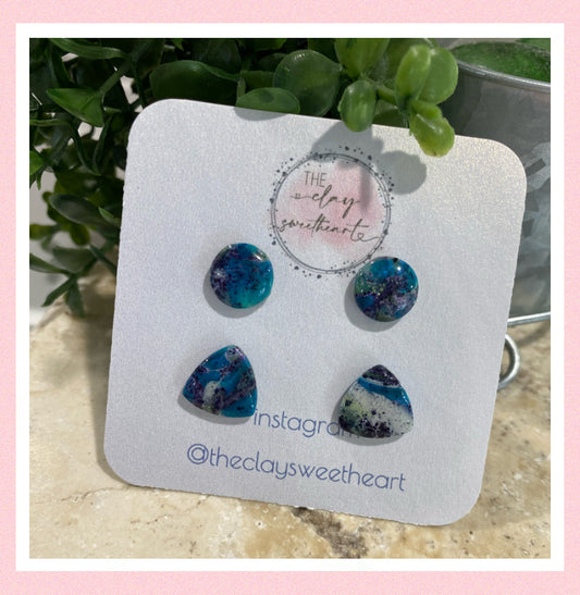 2878 Polymer clay earrings