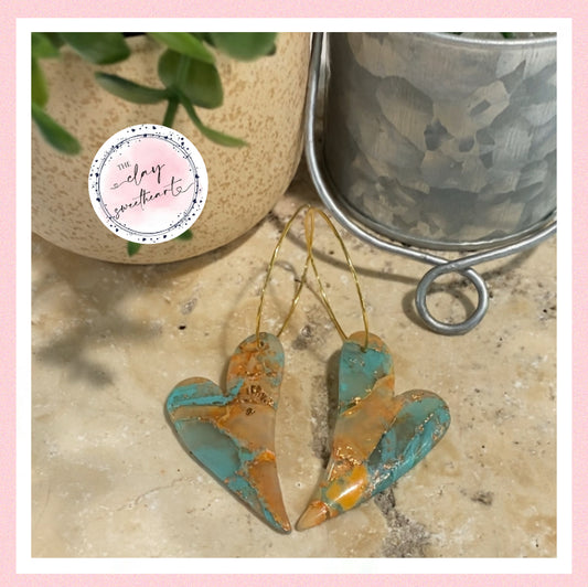 2880 Polymer clay earrings