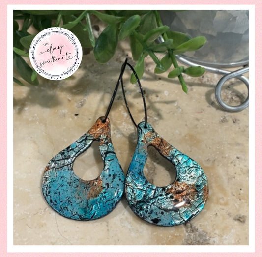 2863 Polymer clay earrings