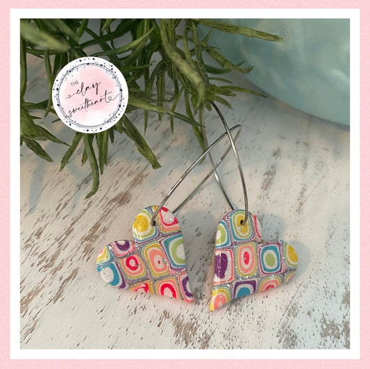 2811 Polymer clay earrings