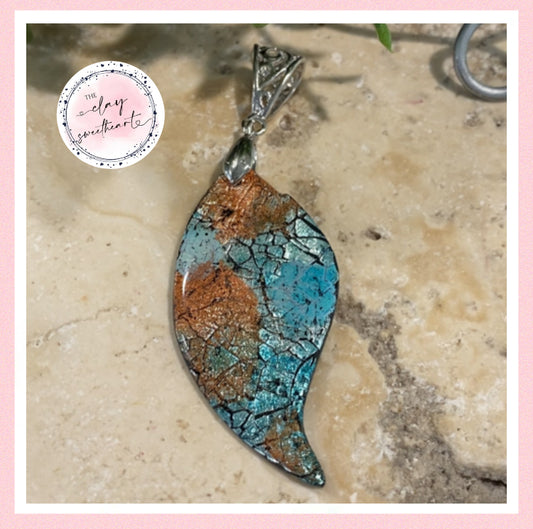 2864 Polymer clay necklace