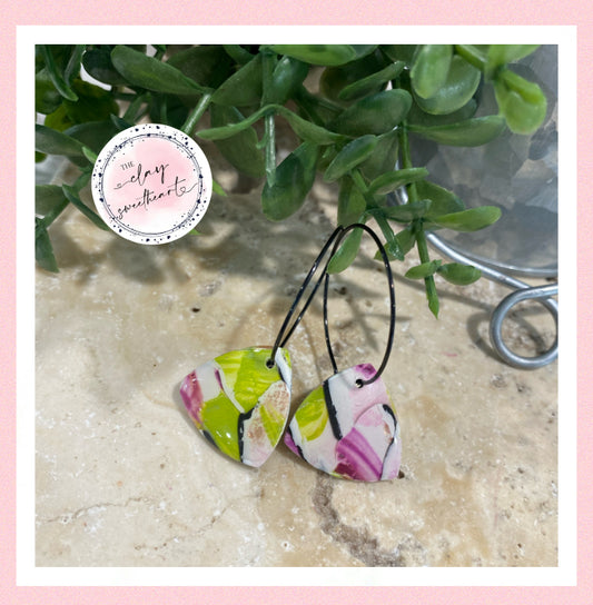 2874 Polymer clay earrings
