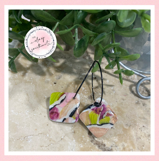 2873 Polymer clay earrings