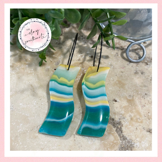 2855 Polymer clay earrings