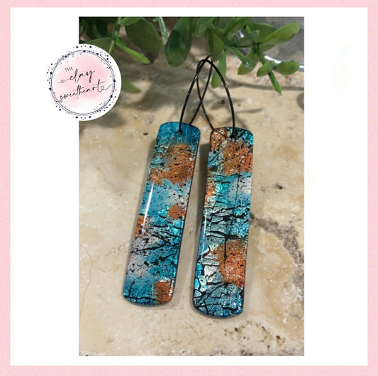 2862 Polymer clay earrings