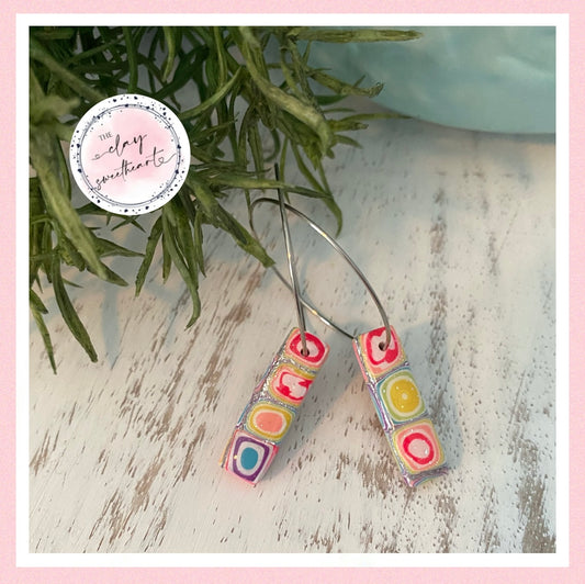 2812 Polymer clay earrings