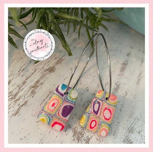 2810 Polymer clay earrings