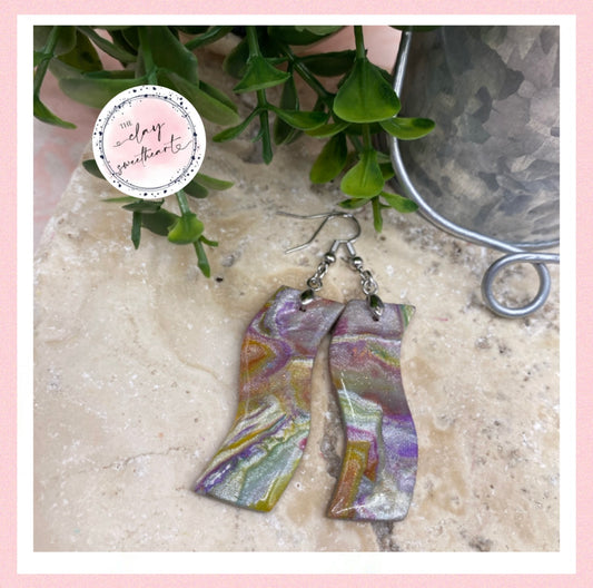 2807 Polymer clay earrings